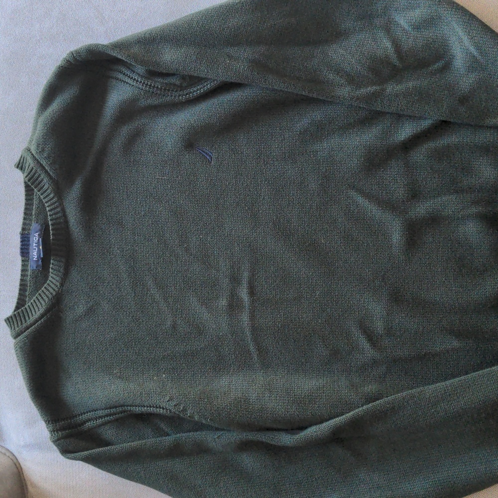 Men's Nautica green sweatshirt